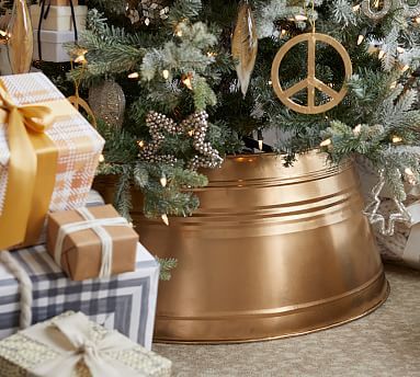 Handcrafted Brass Metal Tree Collar | Pottery Barn (US)