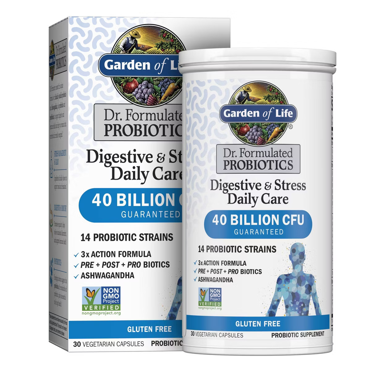 Garden of Life Dr. Formulated Digestive + Stress Probiotic - 30ct | Target