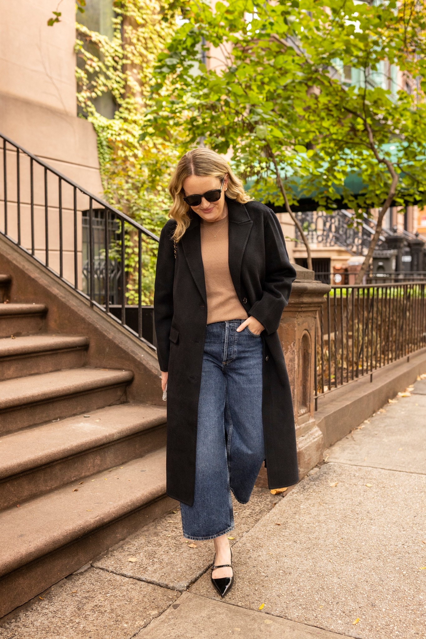 Fall black and brown tonal outfit 
Size up in the sweater! Wearing a L 

#LTKOver40 #LTKSeasonal #LTKStyleTip