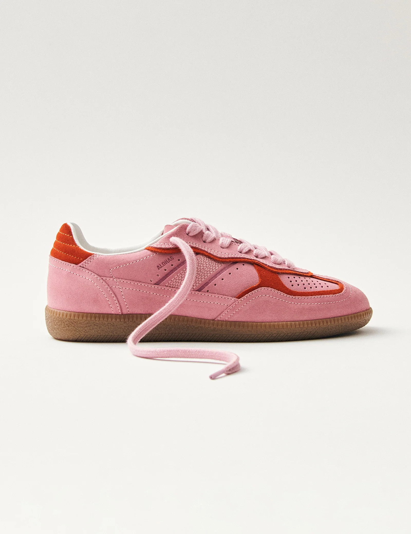 Alohas Rife Sea Pink Leather Trainers | Nobody's Child
