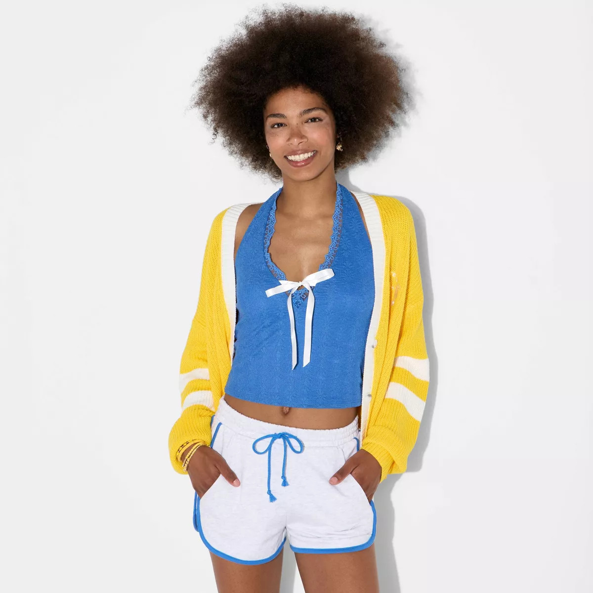 Women's Game Day Lace Halter Top - Wild Fable™ | Target