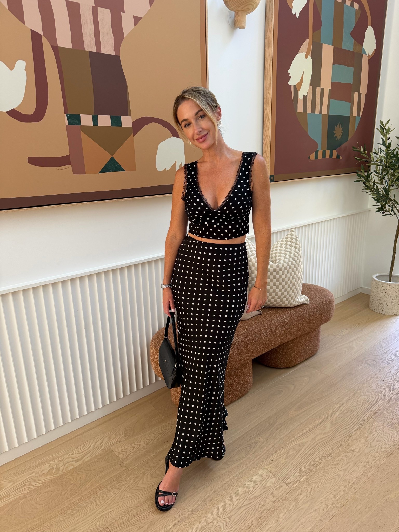 Never met a polka dot outfit i didn’t like 🖤🤍

#LTKaustralia #LTKsummer #LTKdatenight