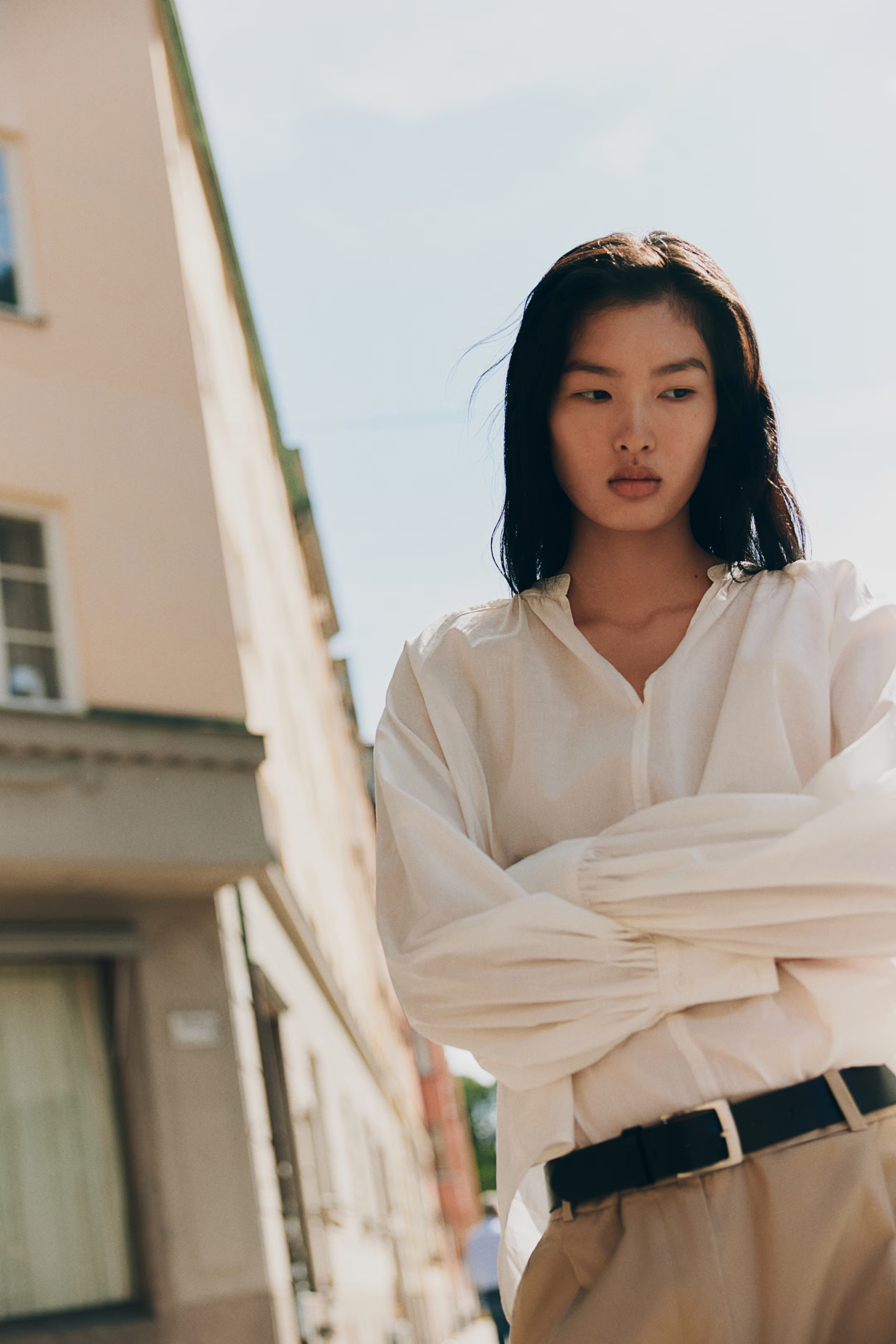 Balloon-Sleeved Blouse | H&M (US + CA)