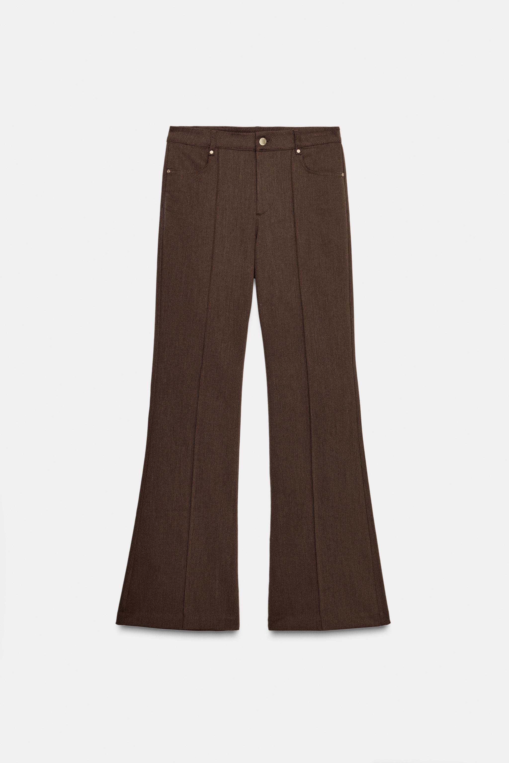 HIGH-WAIST FLARE TROUSERS | Zara DE
