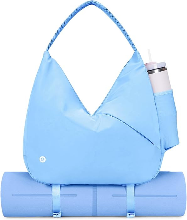 Ceneda Large Gym Bag for Women with Hidden Yoga Mat Holder & Shoe Compartment & Wet Pocket, Sport... | Amazon (US)