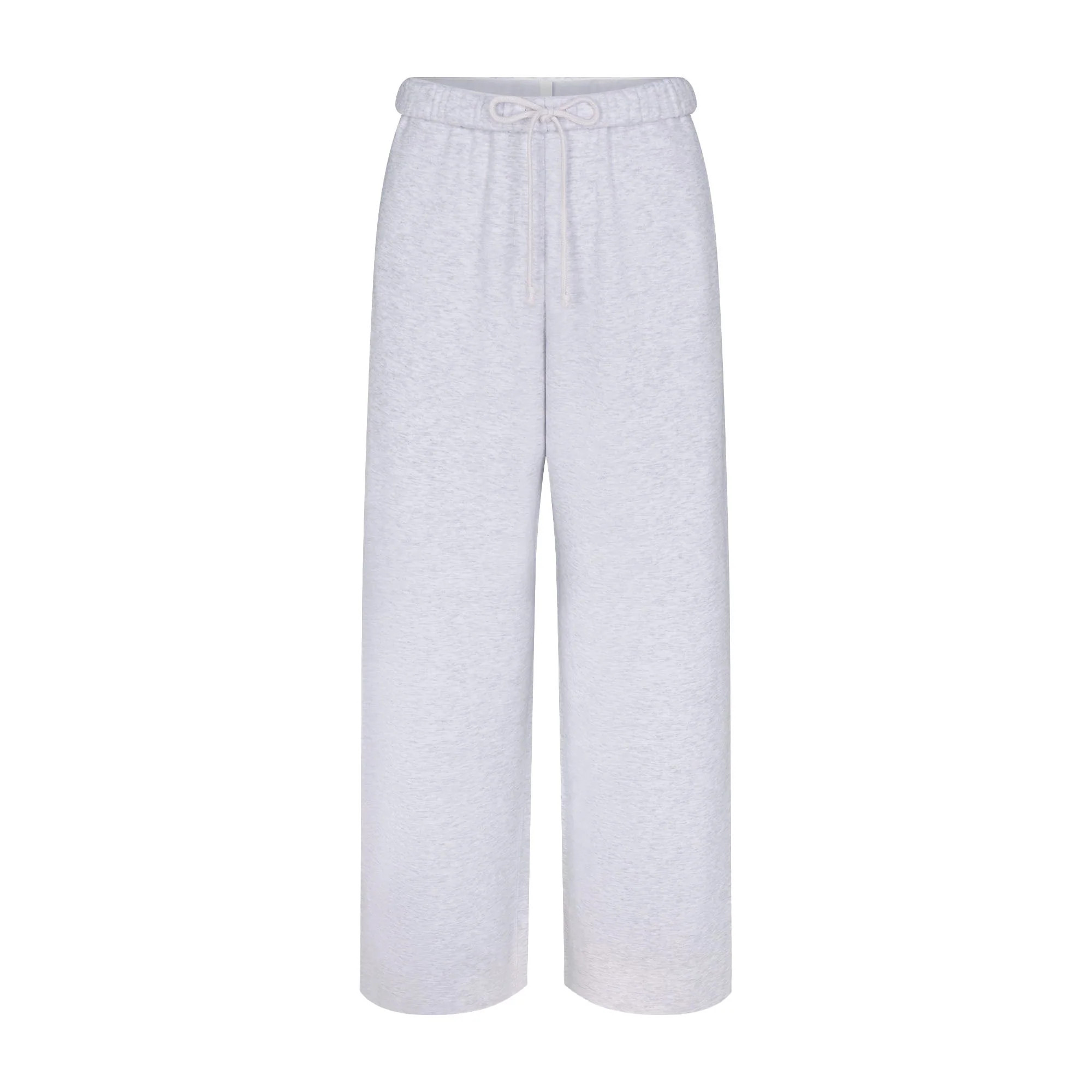 SKIMS Classic Straight Leg Pants | Grey | 2XL | Cotton Fleece | SKIMS (US)