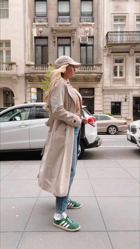 Outfit for walking around NYC in the spring  
Trench coat: (runs TTS)
Jeans: wearing the shortest length (runs TTS)
Camel cardigan (wearing a S)


#LTKSeasonal #LTKstyletip #LTKtravel
