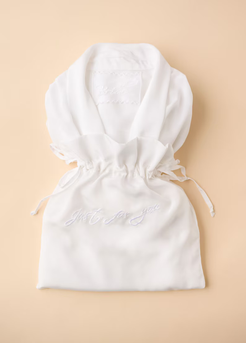 White Alanna Robe - Bridal Wedding Robe | Etsy (US)