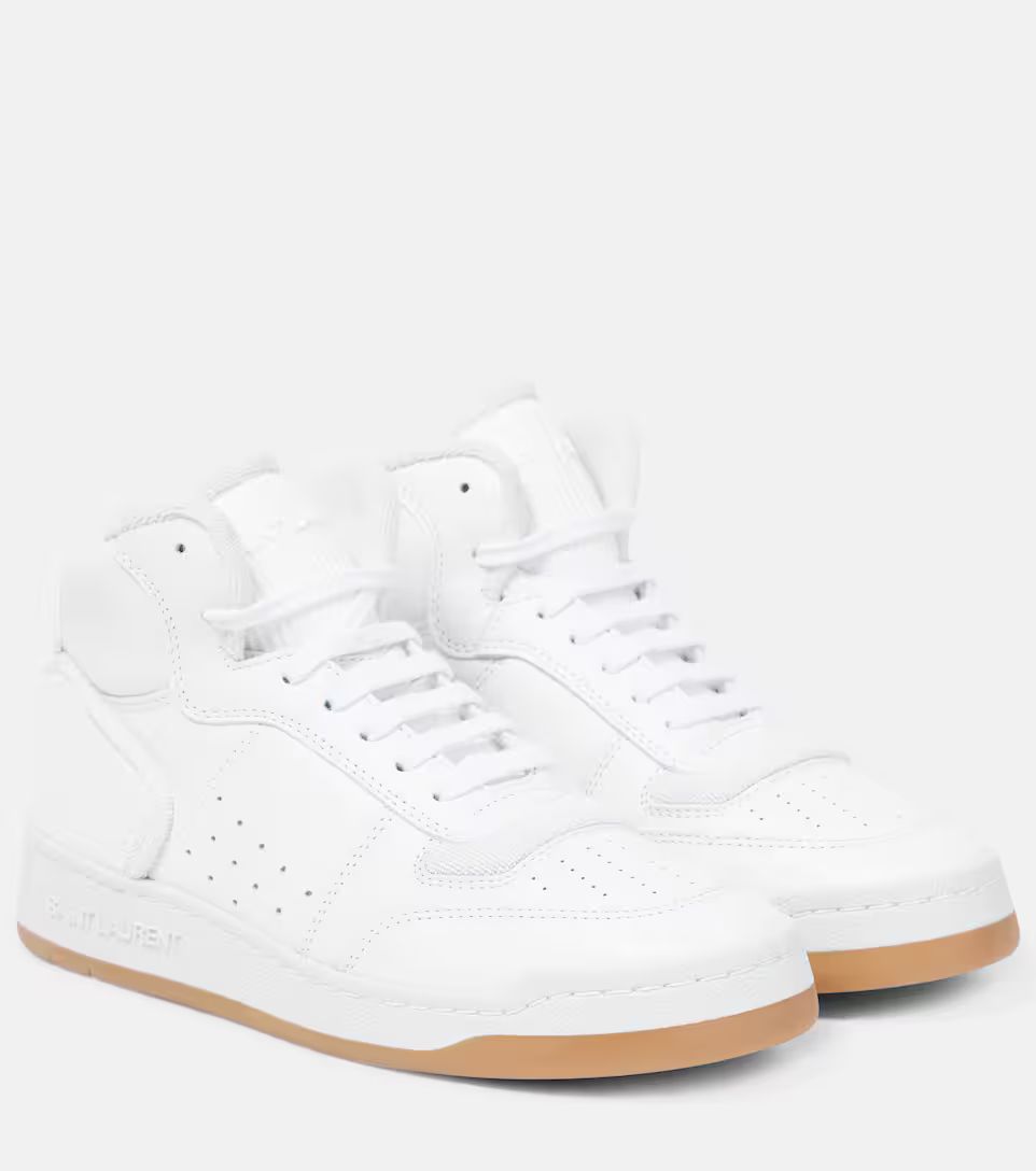 SL80 leather high-top sneakers | Mytheresa (US/CA)