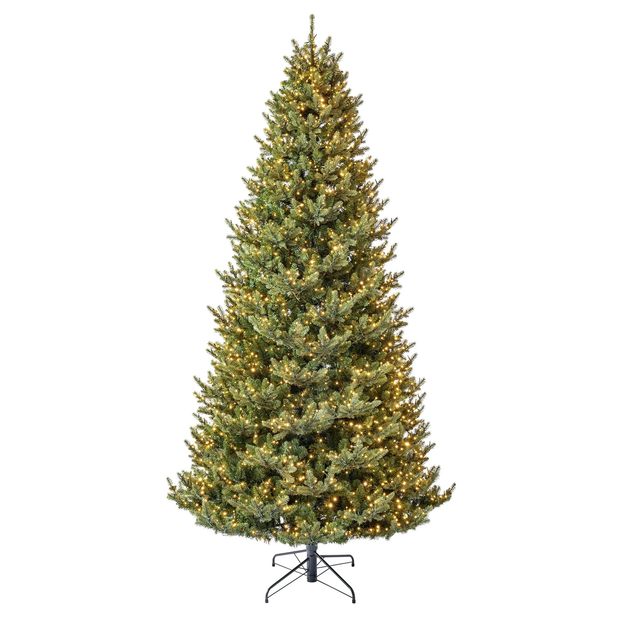 My Texas House 9' Grand Spruce Prelit Green Artificial Christmas Tree with LumaDazzle Color-Chang... | Walmart (US)