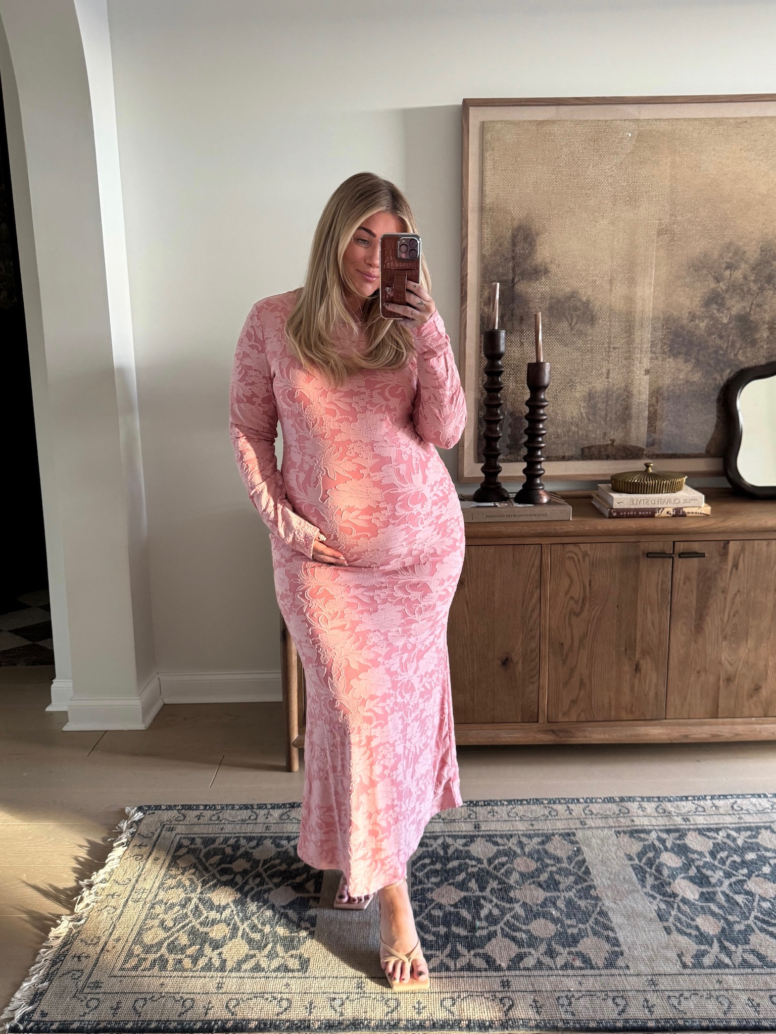 The perfect dress for a baby shower💞 I got an XL

#LTKSaleAlert