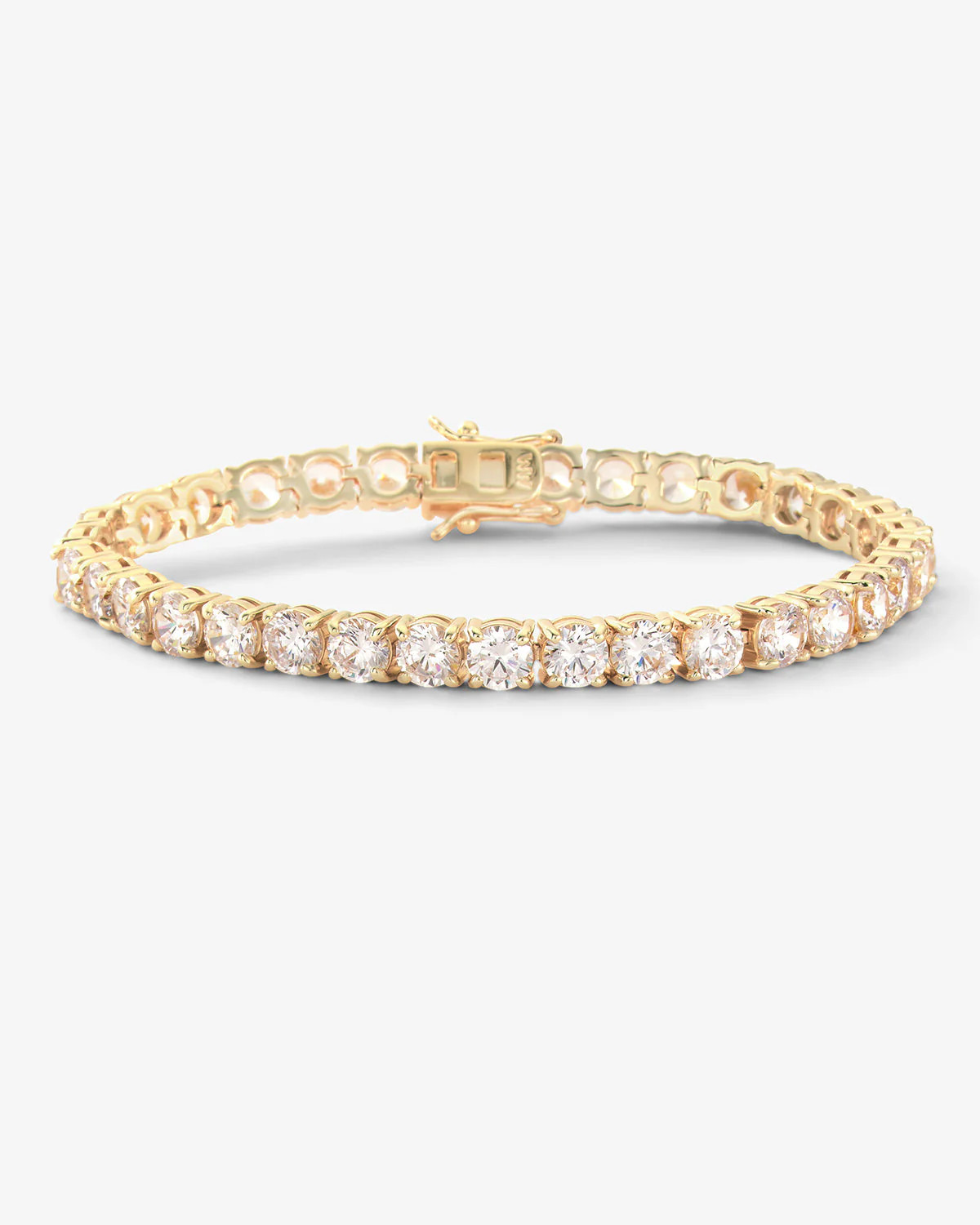 Mama Heiress Tennis Bracelet - Gold|White Diamondettes | Melinda Maria Jewelry