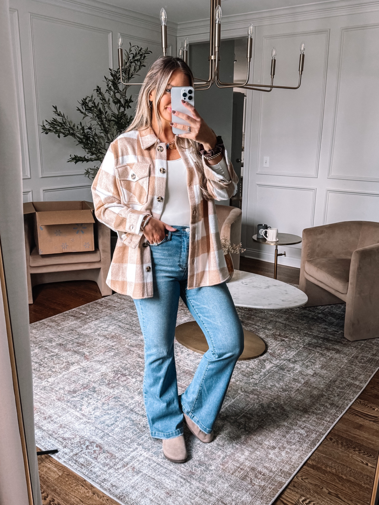 Walmart fall outfit idea the cutest oversized flannel Shacket and jeans. @walmartfashion #walmartfashion #walmartpartner

#LTKSeasonal #LTKStyleTip #LTKFindsUnder50