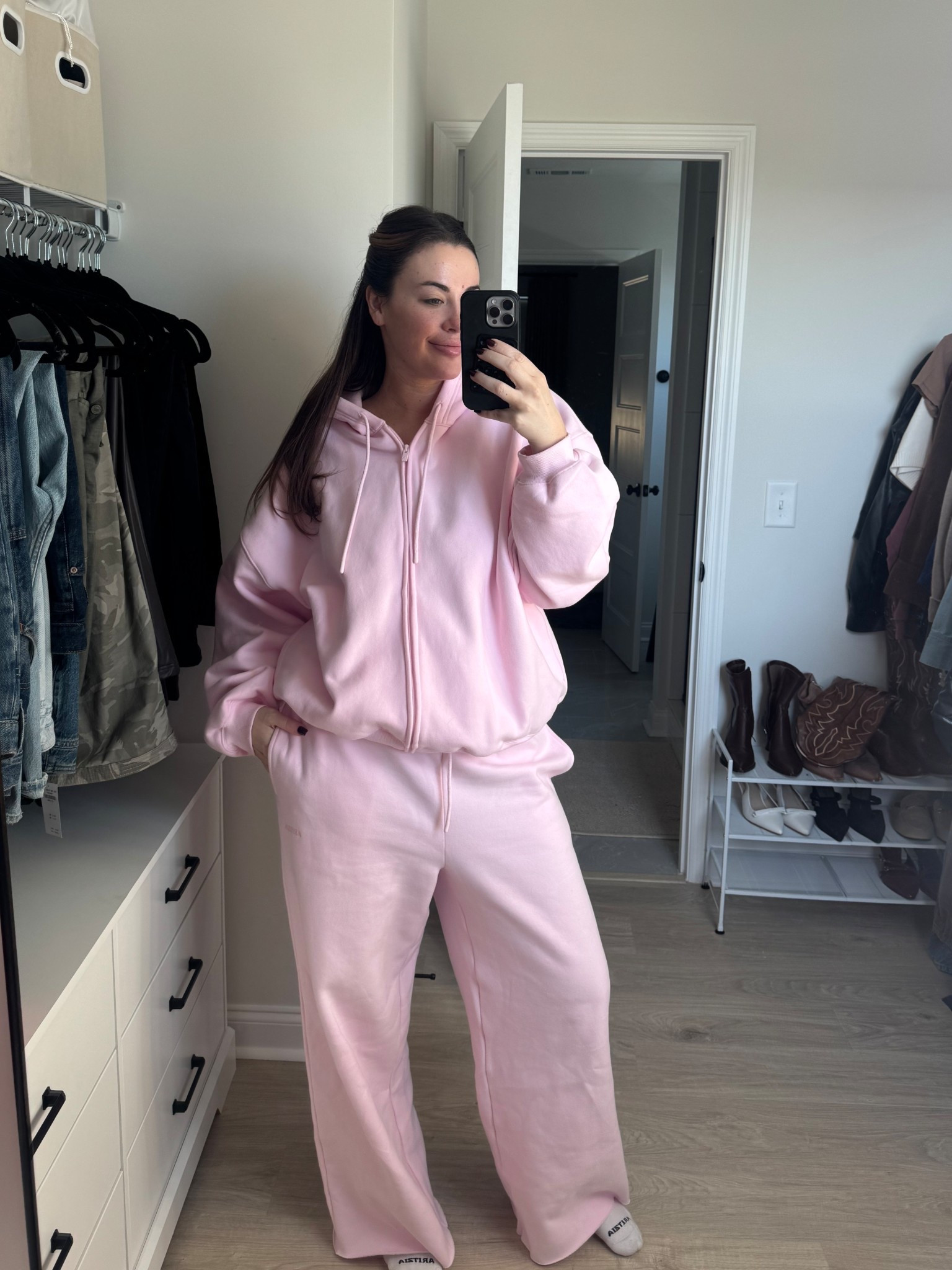 Matching sweatpants set! Wearing large “mega fit” 

#LTKMidsize