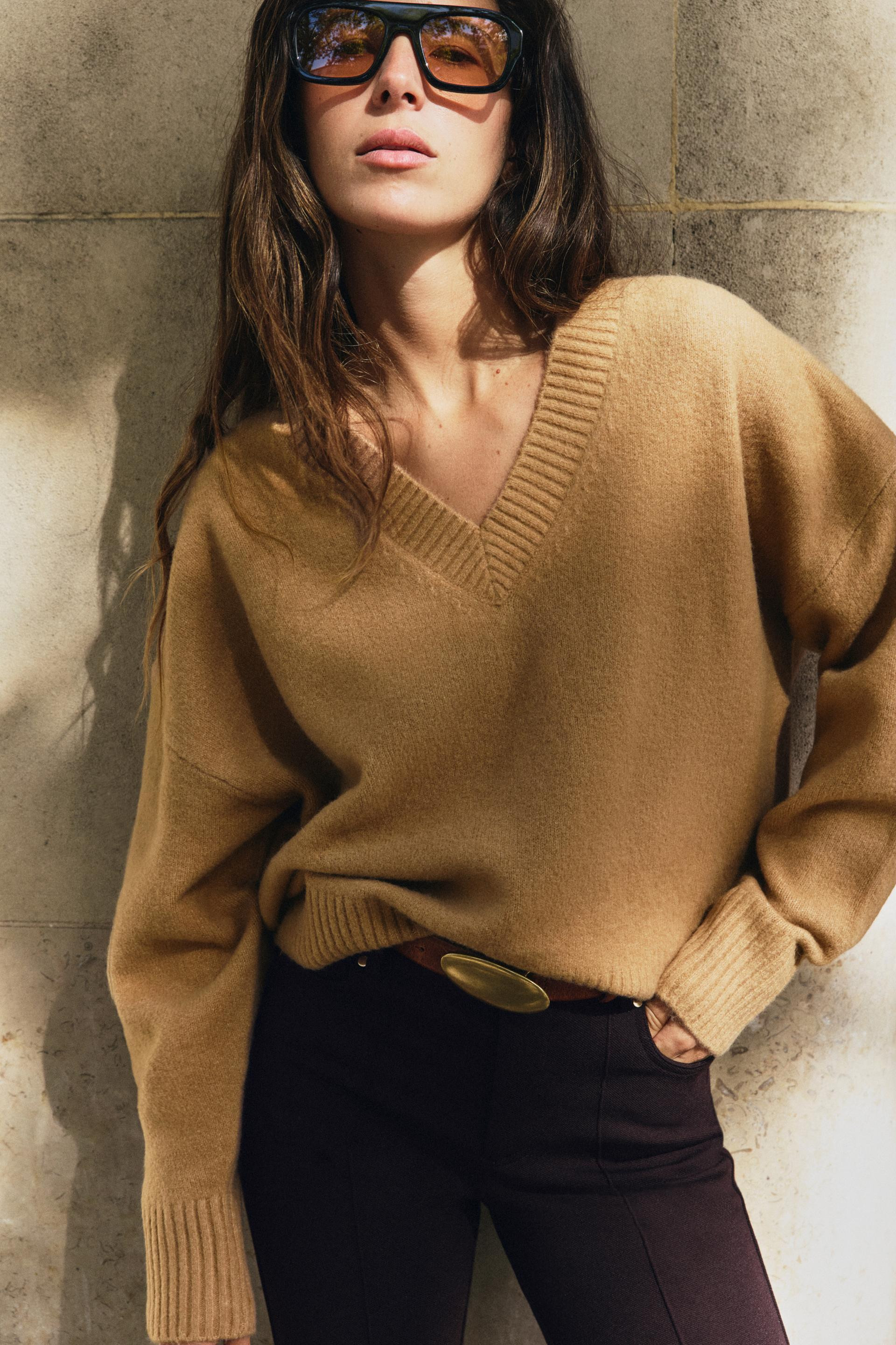 Zara - Soft-Knit Jumper - Pastel Blue - Xs - Woman | Zara US
