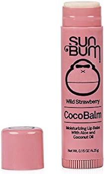 Sun Bum Wild Strawberry Cocobalm | Hydrating Lip Balm with Aloe | Hypoallergenic, Paraben Free, S... | Amazon (US)