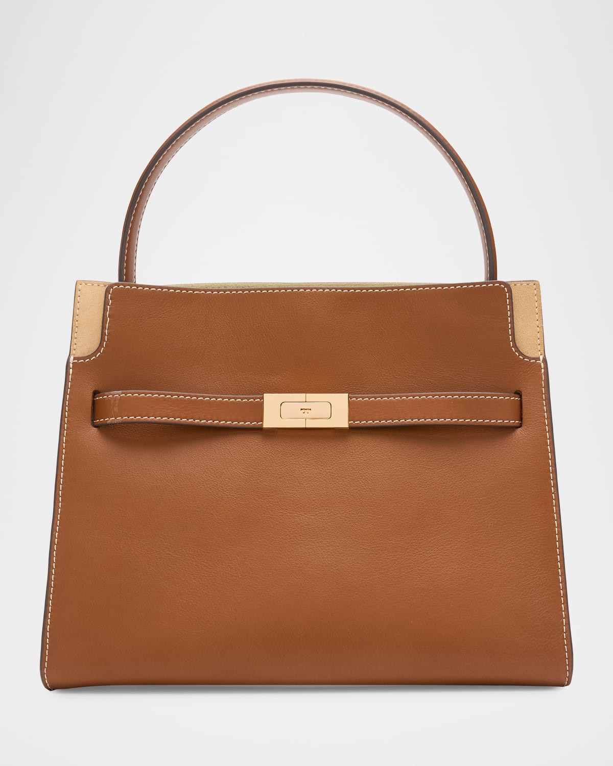 Lee Radziwill Small Leather Double Shoulder Bag | Neiman Marcus