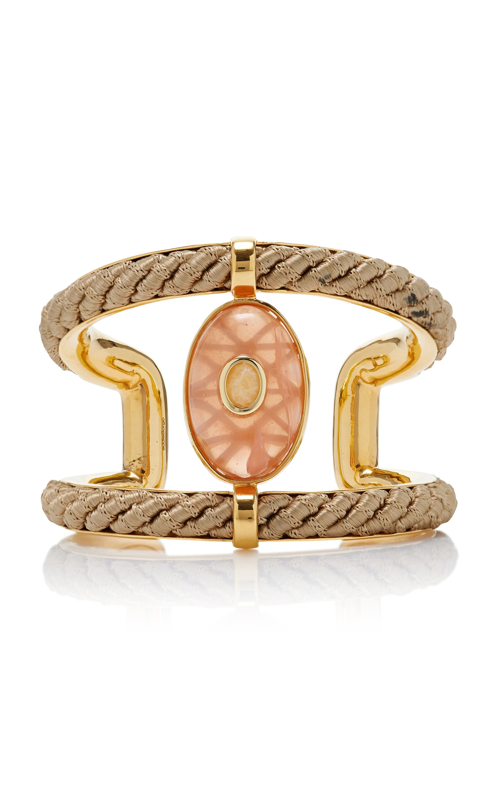Robinson 12K Gold-Plated Brass Amber and Aragonite Cuff | Moda Operandi (Global)