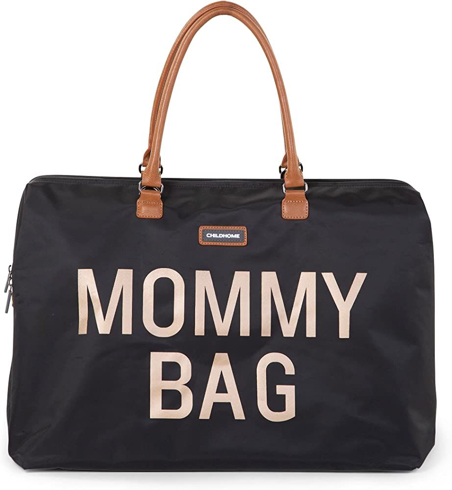 Childhome Mommy Bag, Functional Large Baby Diaper Bag, Travel Hospital Bag for Baby Care | Amazon (US)