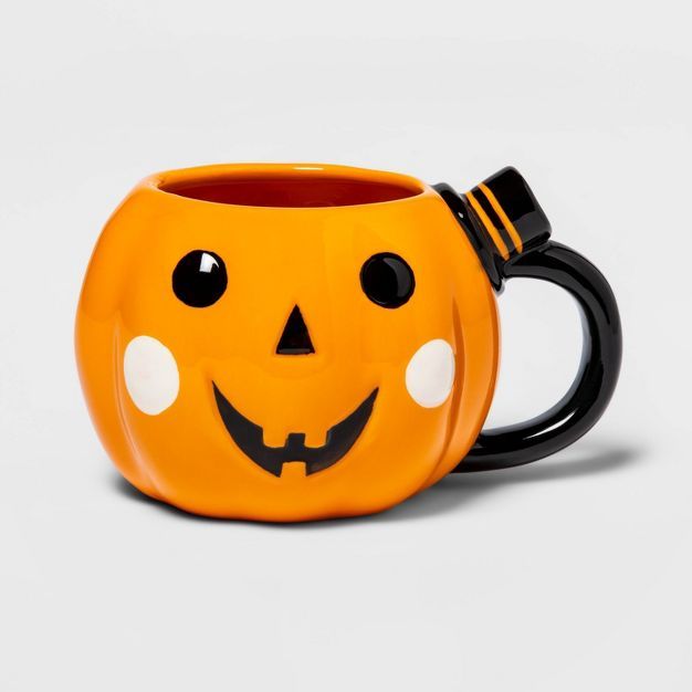 10oz Stoneware Pumpkin Figural Mug - Hyde &#38; EEK! Boutique&#8482; | Target