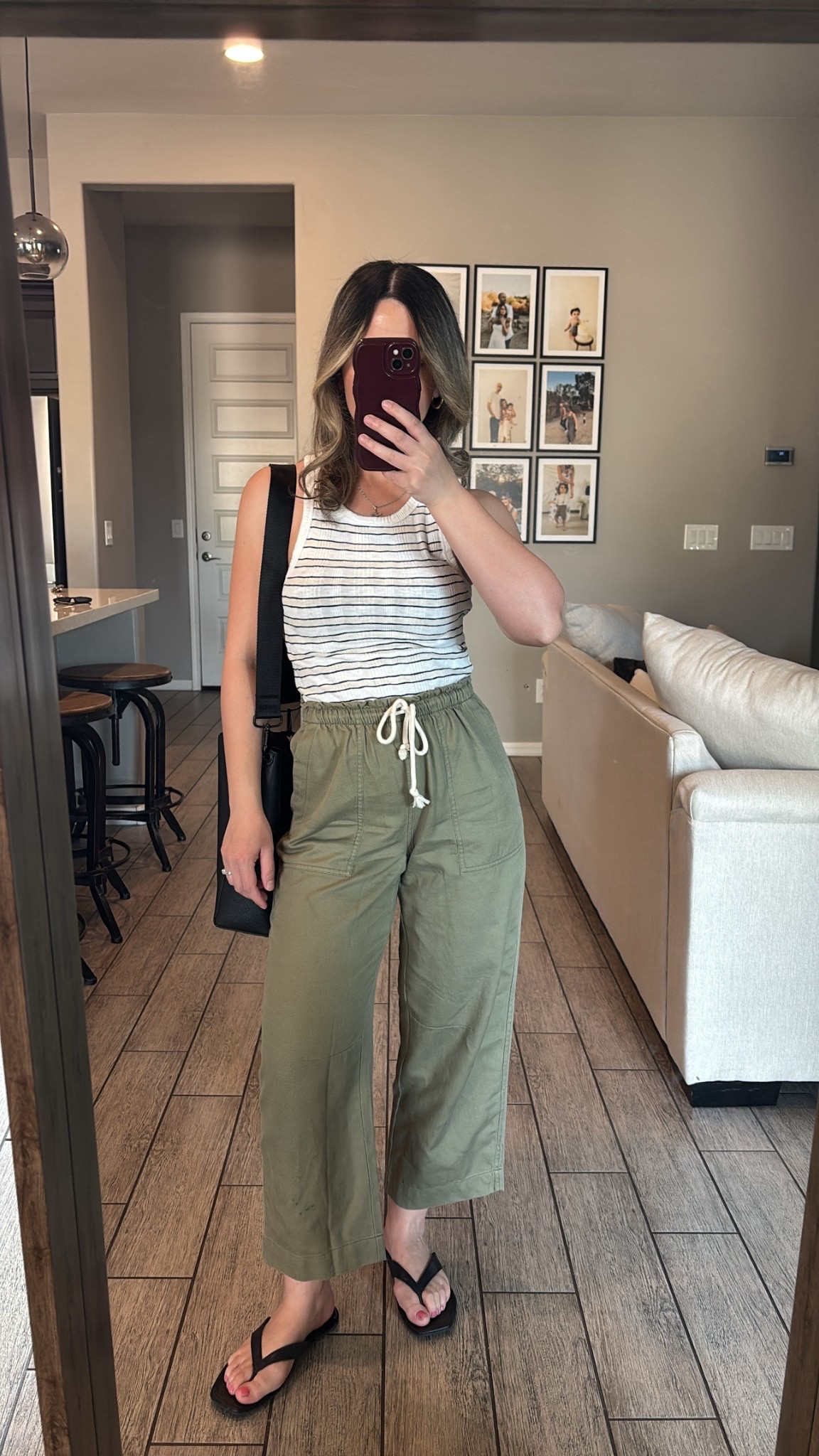 Top S & pants XS 

#LTKU #LTKmomlife #LTKSaleAlert