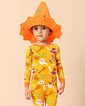 Bamboo Viscose Toddler Girls Kids Pajama Sets 2-8Y Snug fit Long-Sleeve Softness Sleepwear Pjs 2p... | Amazon (US)