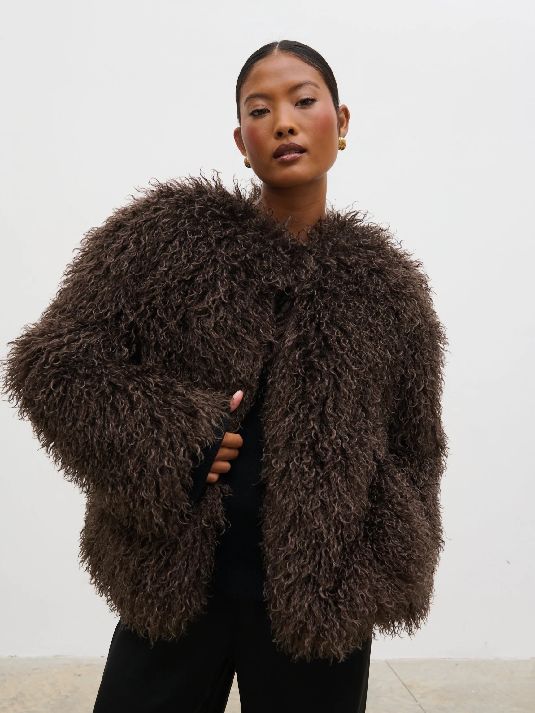 Irie Shaggy Short Faux Fur Coat | Pretty Lavish (UK)