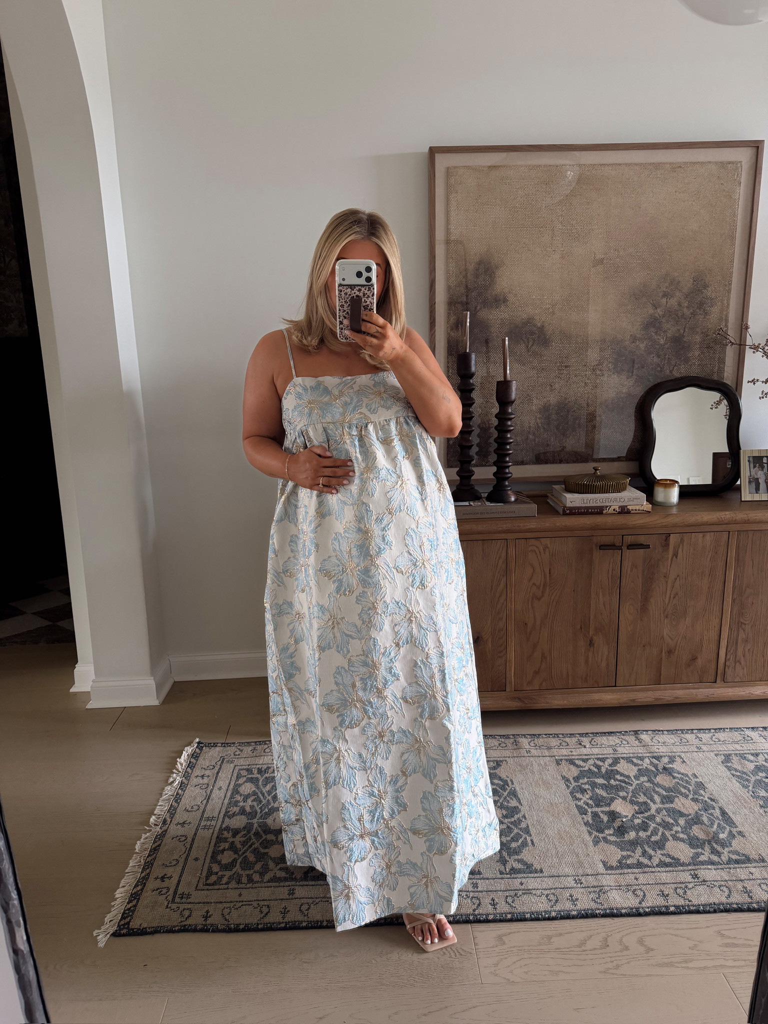 Cutie spring dress💙 I got a large 

#LTKSpringSale #LTKMidsize #LTKBump