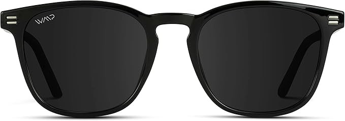 WMP Eyewear - Men's Polarized Modern Rounded Square Sunglasses | Amazon (US)