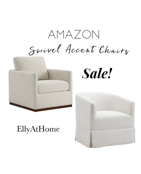 Best selling neutral upholstered swivel accent chairs from Amazon home. Living room, bedroom, family room. More color selections. Free shipping. 

#LTKsalealert #LTKhome