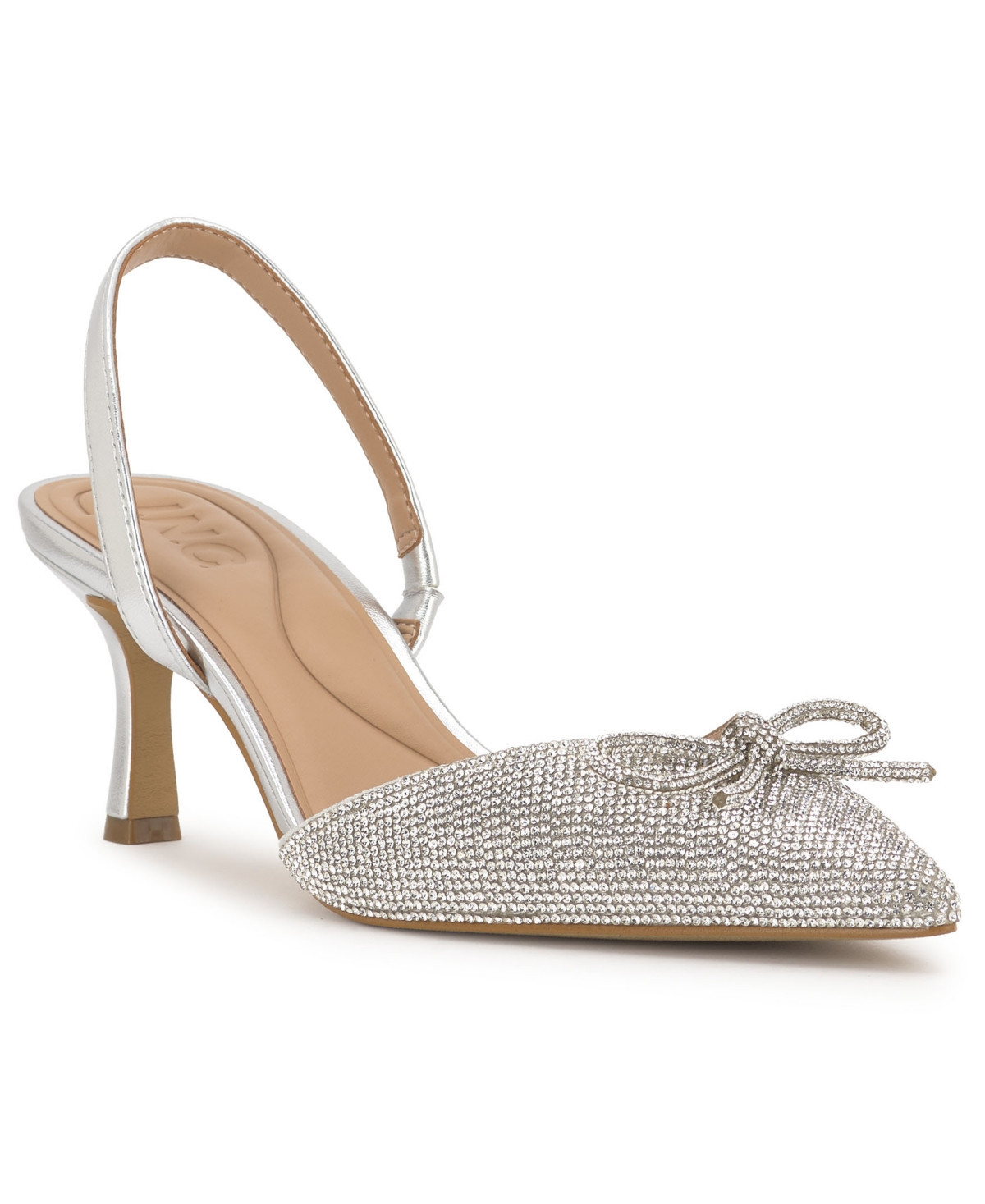 I.n.c. International Concepts Women's Generys Pointed-Toe Pumps, Exclusively at Macy's - Silver Bling | Macy's