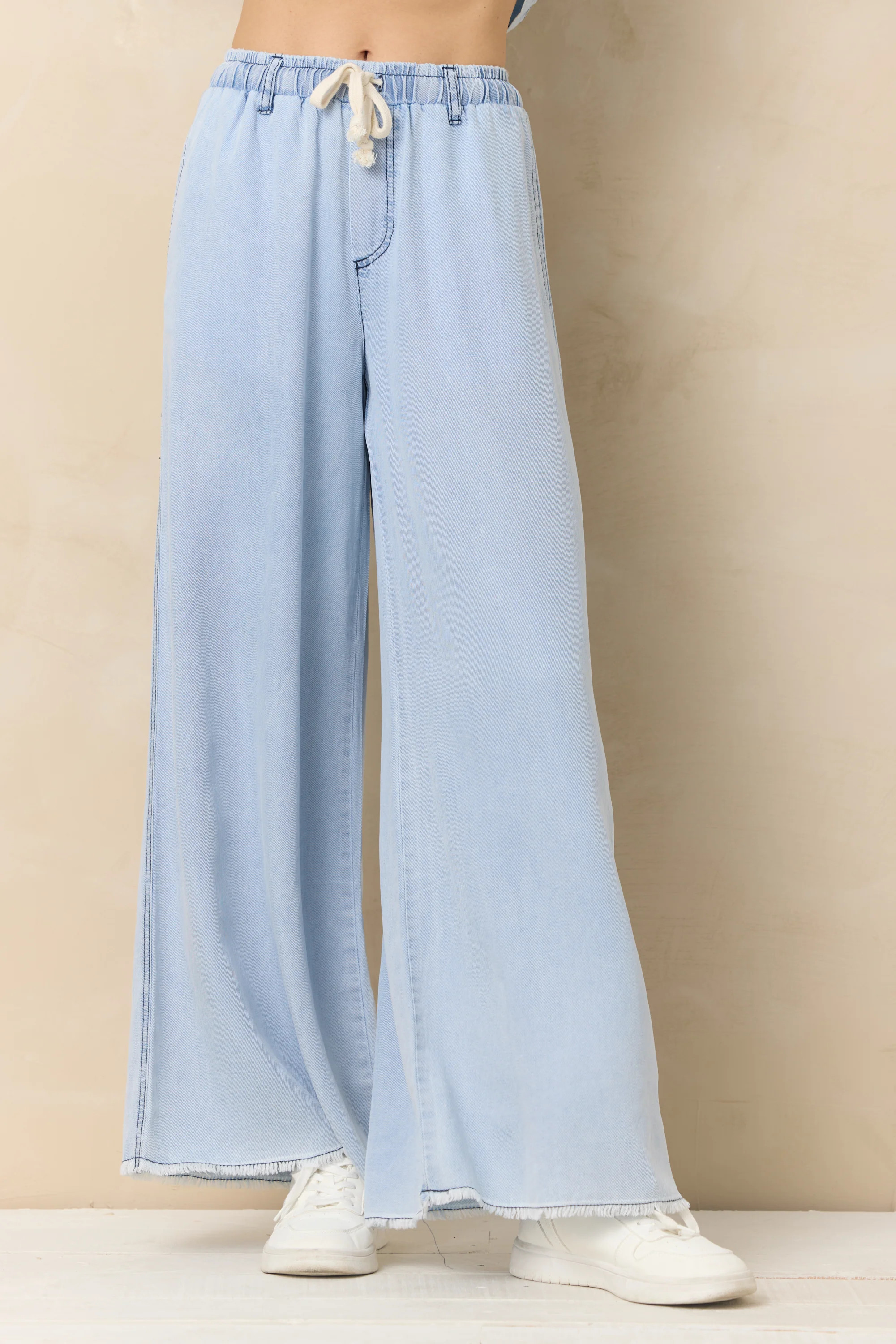 Tencel Wide Leg Pant | Vintage Havana