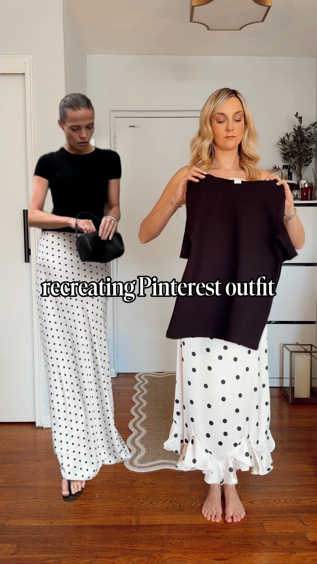 Save this for later! Nobody talks about this enough, but recreating Pinterest outfits with pieces you already have in your closet is literally the easiest formula for getting dressed.

I feel 10x better when my outfit is actually planned - even if it’s just one piece that inspired the whole look. So here I am… giving my Macy’s polka dot skirt a little Pinterest moment 🤍

Spring outfit • spring fashion • Pinterest outfit inspo • polka dot skirt • outfit ideas • everyday style • elevated basics

#LTKgrwm #LTKootd #LTKSeasonal