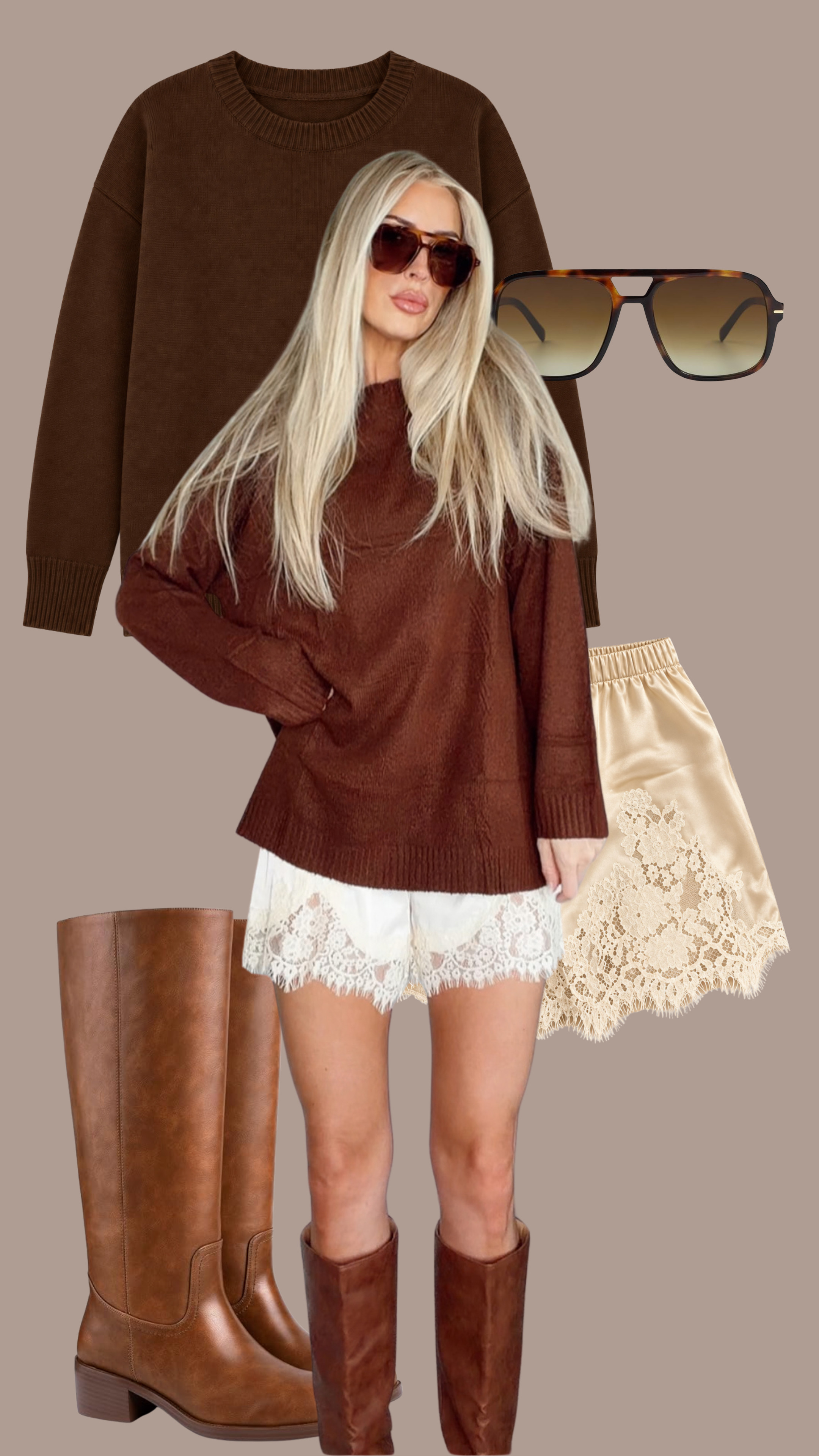 Another favorite way to style these lace shorts! 

 #LTKgrwm #LTKootd #LTKSeasonal