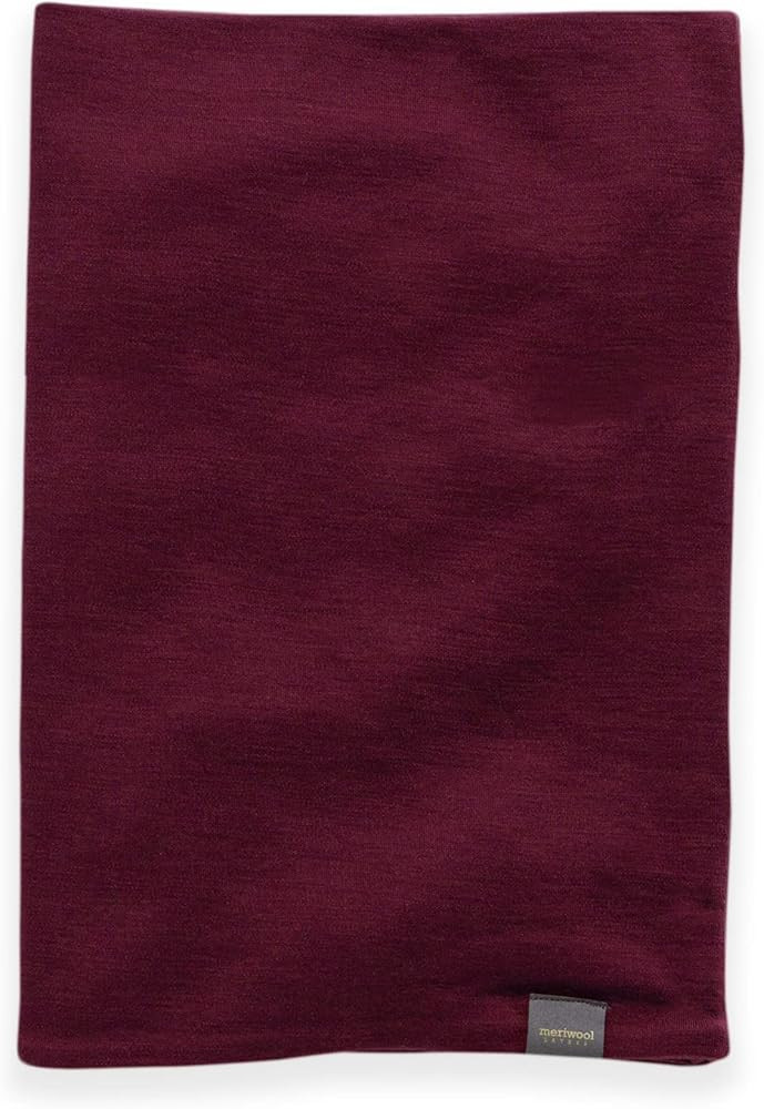 MERIWOOL 100% Merino Wool Ski Neck Gaiter Winter Neck Warmer for Women and Men | Amazon (US)
