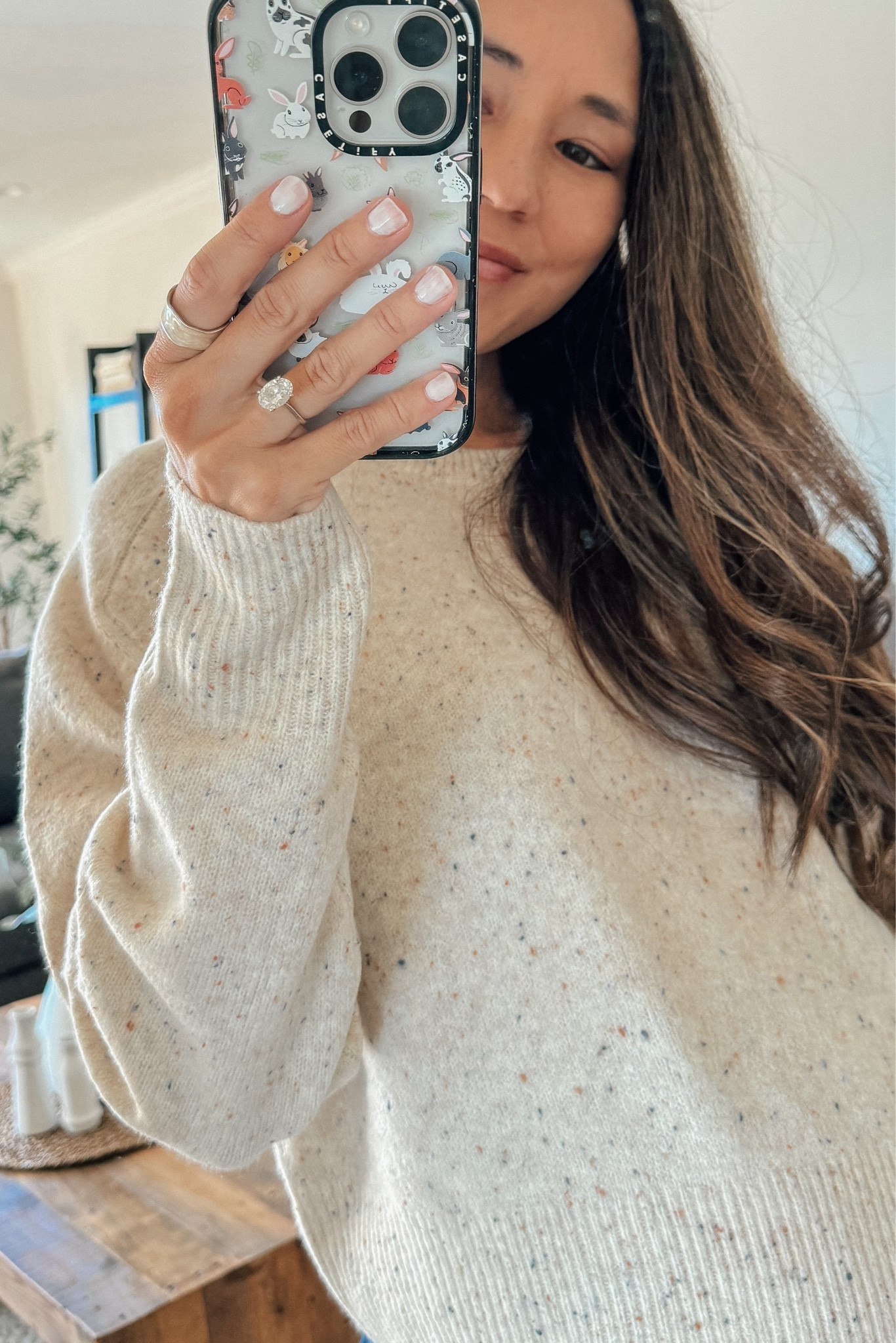 Fall sweater alert! Found THE cutest sweater at Target today. Absolutely love the off-white with candy colored speckles. And it’s sooooo soft. My new fav!

Target, Target fashion, Target fall, Target fall fashion, Target sweater

#LTKfindsunder50 #LTKstyletip #LTKSeasonal