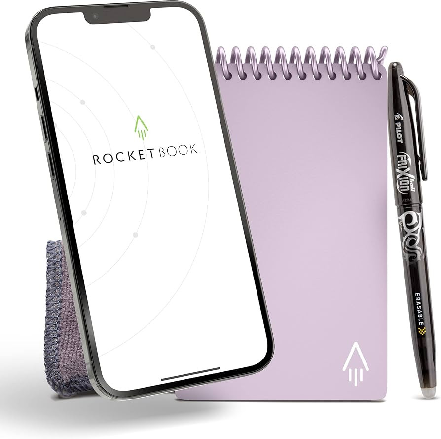 Rocketbook Smart Reusable Notebook - Dotted Grid Eco-Friendly Notebook with 1 Pilot Frixion Pen &... | Amazon (US)