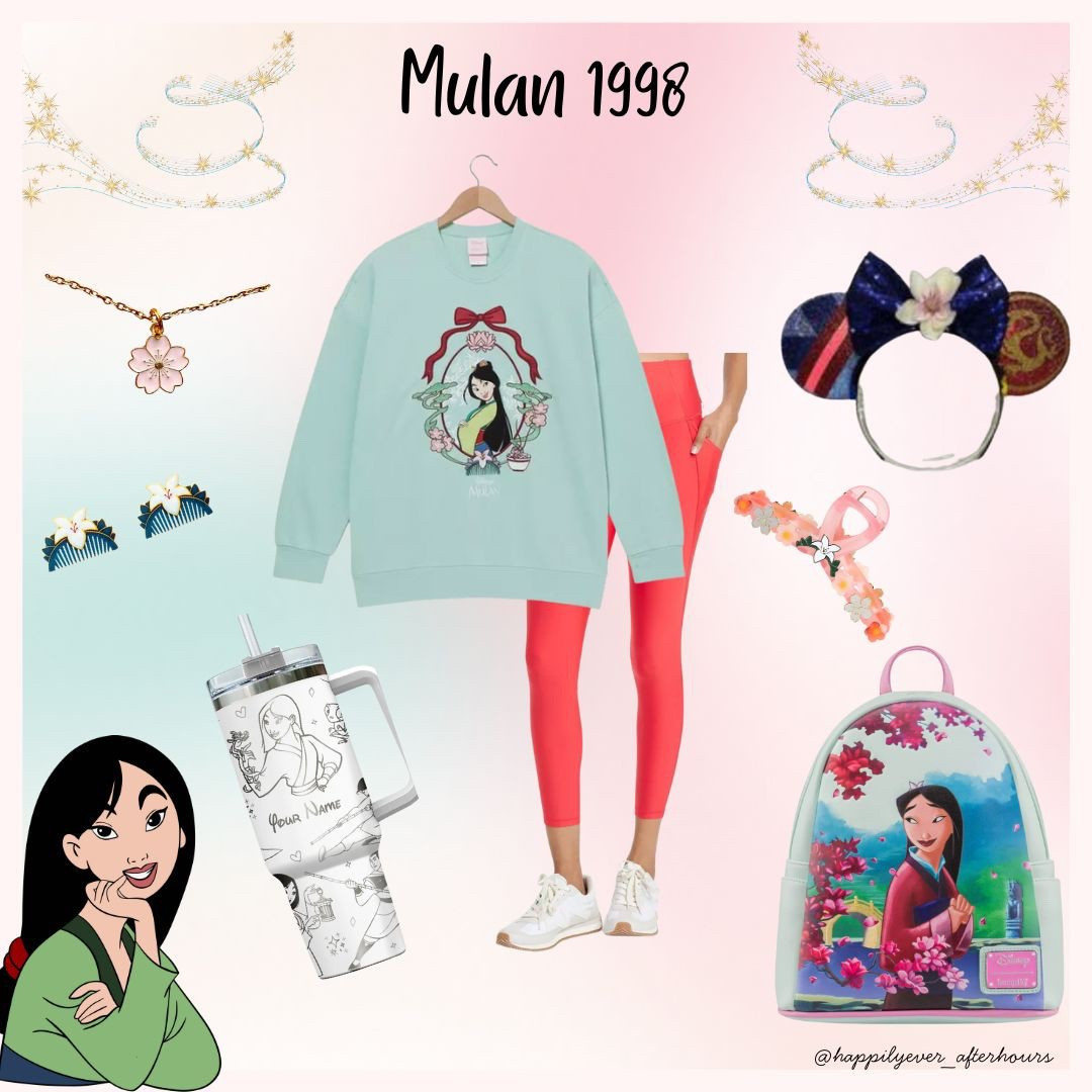 Mulan athletic Disneybound! 🤍✨

#LTKFindsUnder50 #LTKActive #LTKTravel