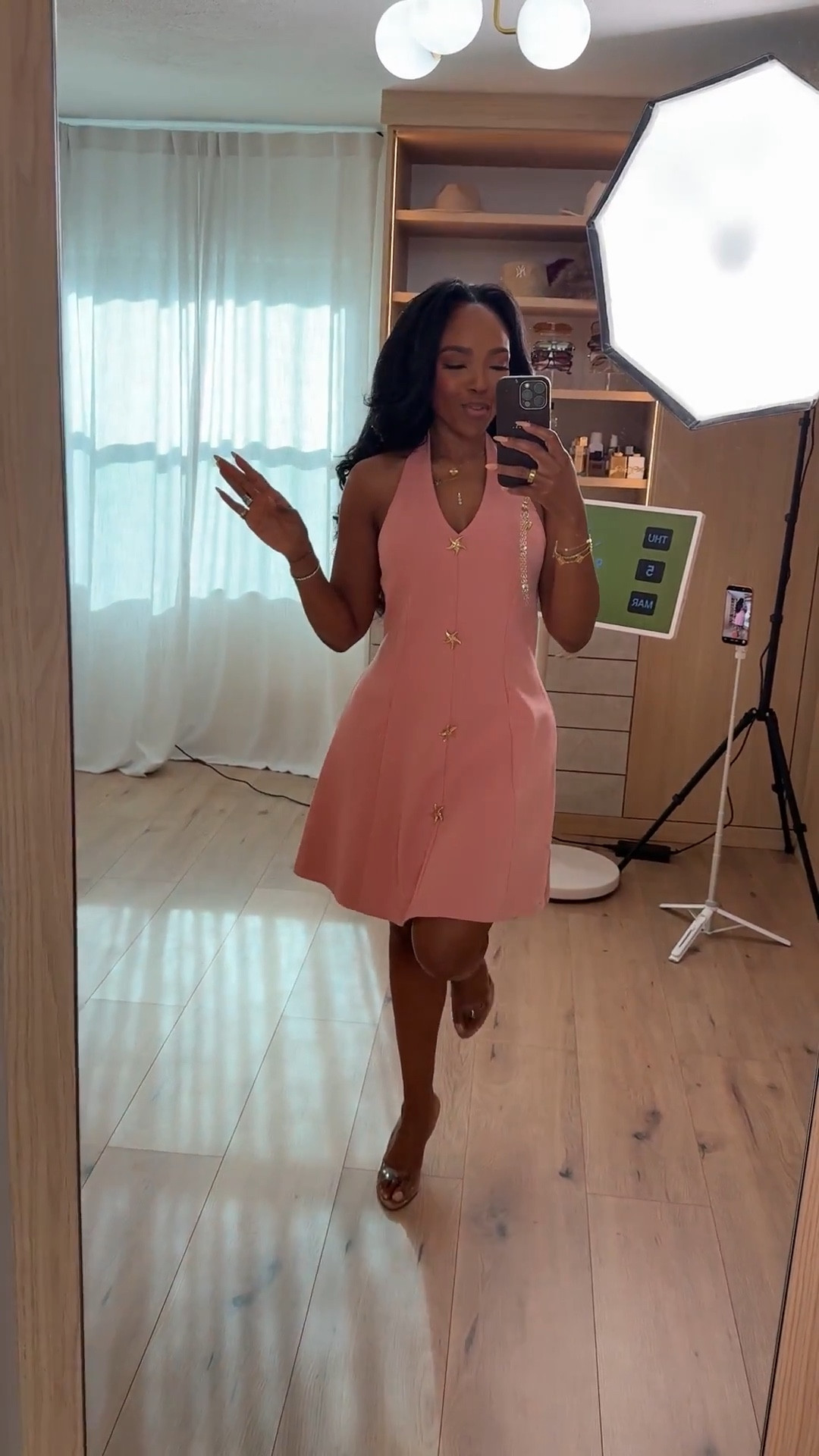 Scroll to shop!! Look how cute this feminine pink mini dress is! Instantly feels playful and elevated.

Perfect for brunch, vacation outfits, summer parties, date nights, and warm-weather events.

#LTKSeasonal #LTKPetite #LTKootd
