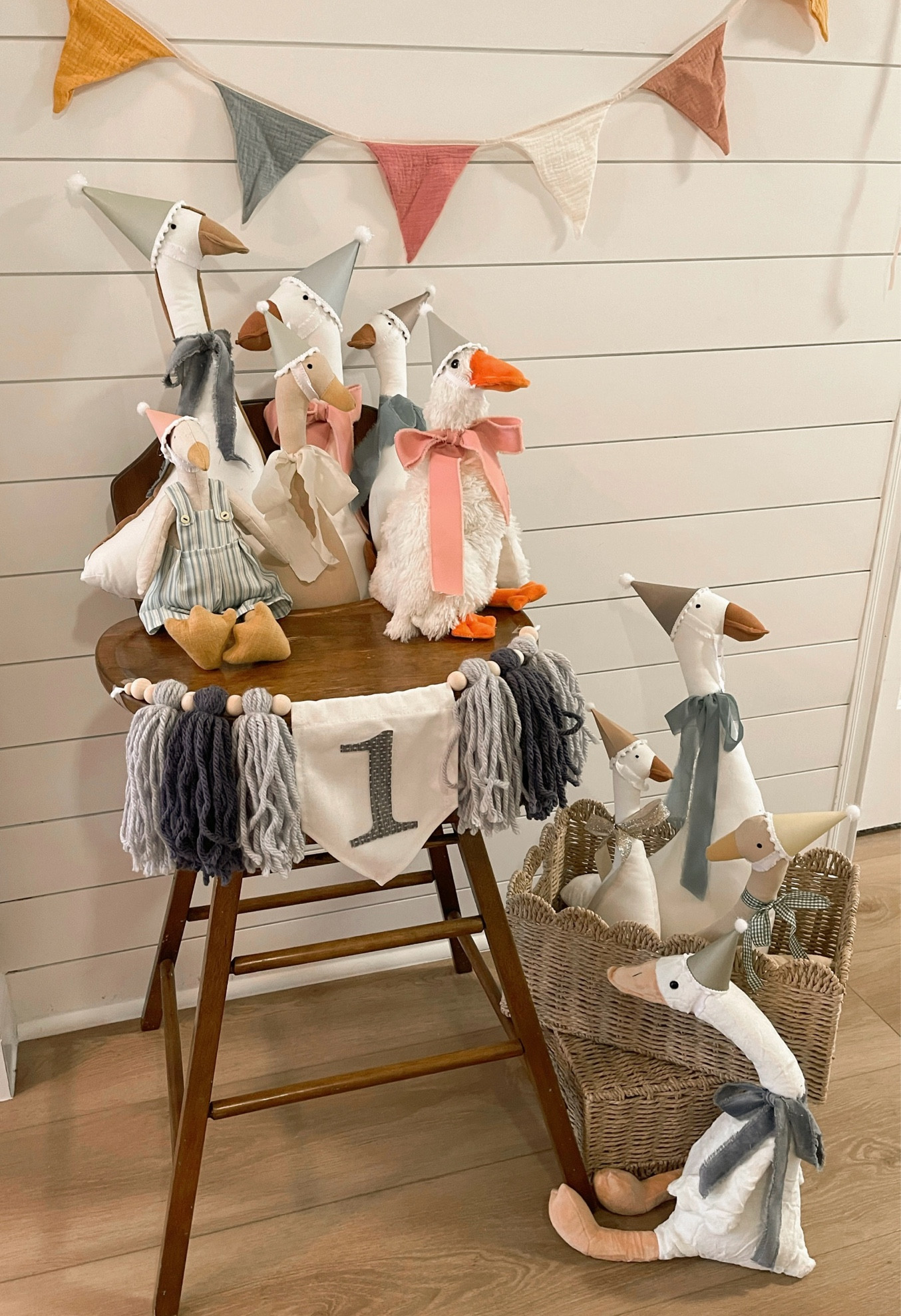 ONE Silly Goose Party Decor for First Birthday Party! I seriously can’t get over these guys & their party hats 🪿

#onesillygoose #partydecor #firstbirthday #onesillygoosebirthday #sillygooseparty #firstbirthdayinspo #sillygoosefirstbirthday #firstbirthdaytheme 

#LTKParties #LTKKids #LTKFamily