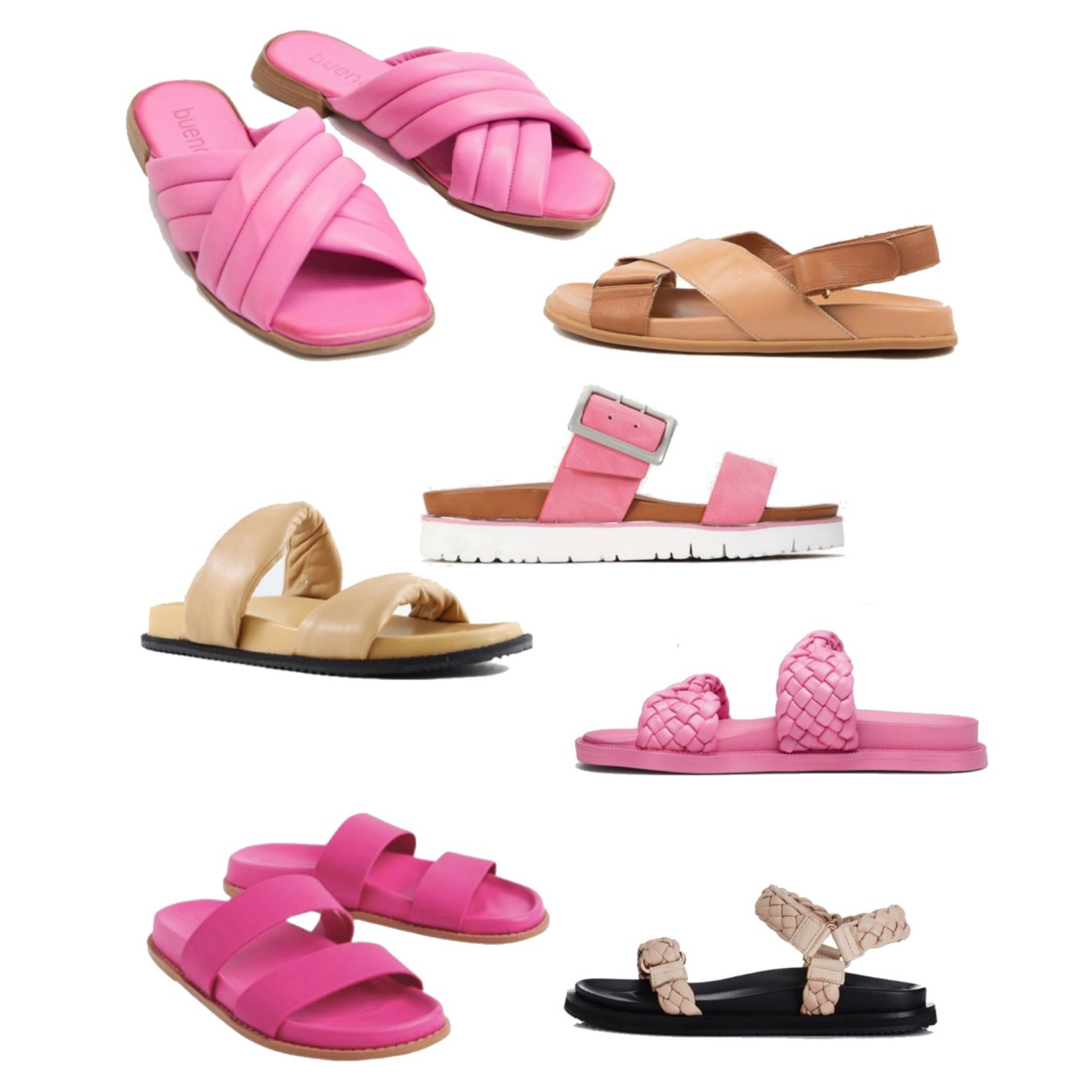 Chunky sandals are a personal favourite. 

They add a casual vibe to any outfit and the comfort factor is next level!

Here’s a my top picks for the season ahead. 