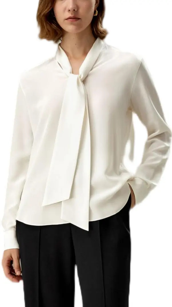 Silk Bowtie Blouse | Nordstrom