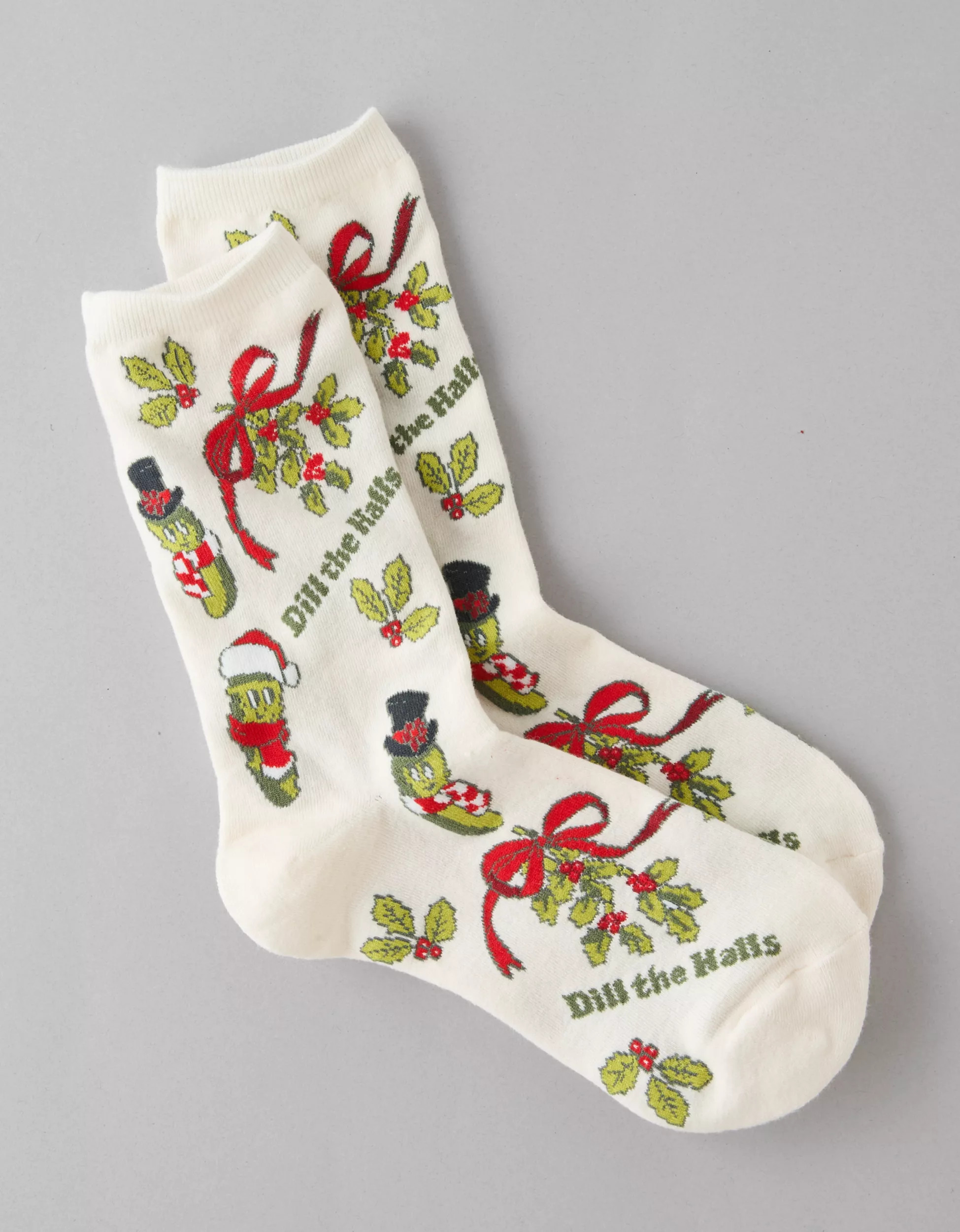 AE Dill The Halls Crew Socks | American Eagle Outfitters (US & CA)