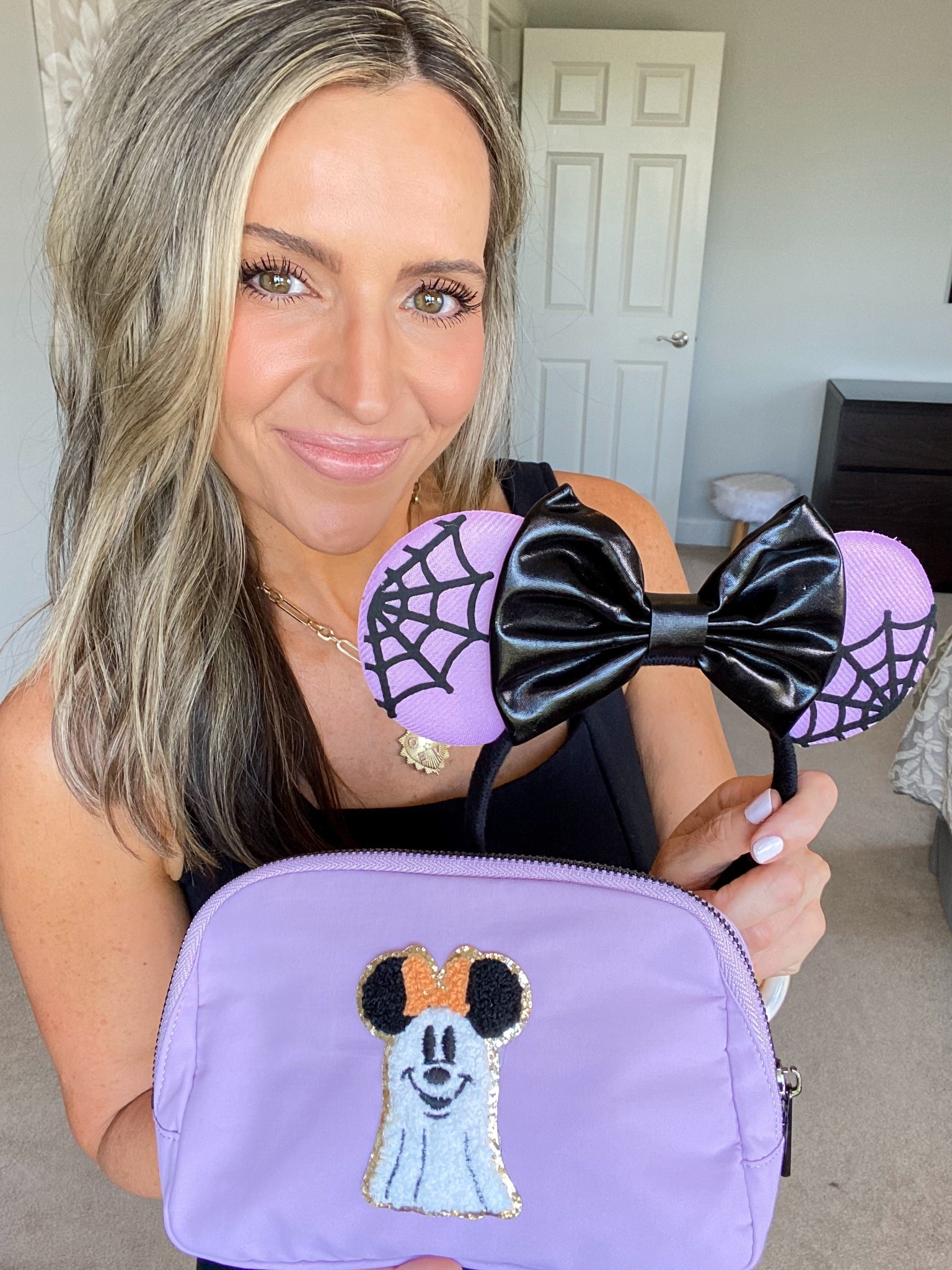 Adorable accessories for Disney! Mickeys not so scary Halloween party & boo to you parade 🎃 
I bought the iron on Minnie patch & hot glued it onto belt bag that will match my outfit💜🕷️


#LTKStyleTip #LTKSeasonal #LTKFindsUnder50