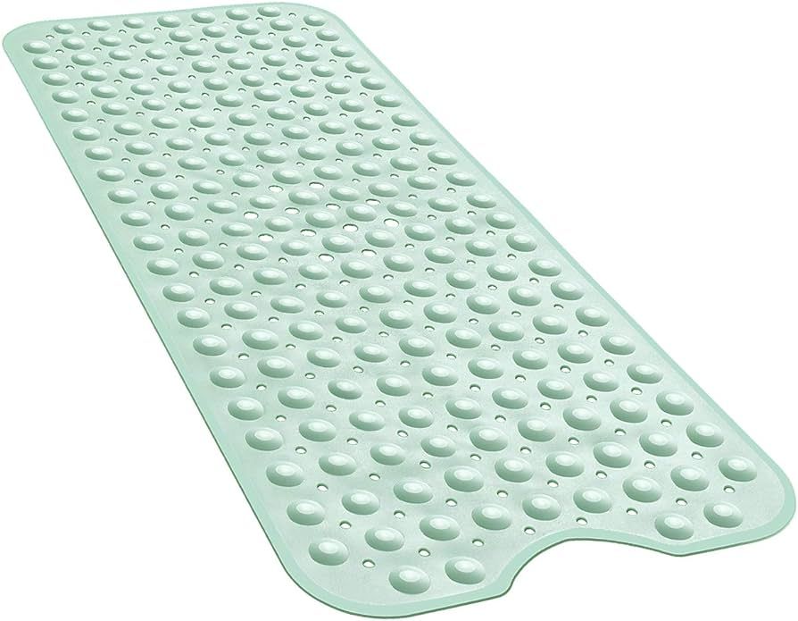 YINENN Bath Tub Shower Mat 40 x 16 Inch Non-Slip and Extra Large, Bathtub Mat with Suction Cups, ... | Amazon (US)