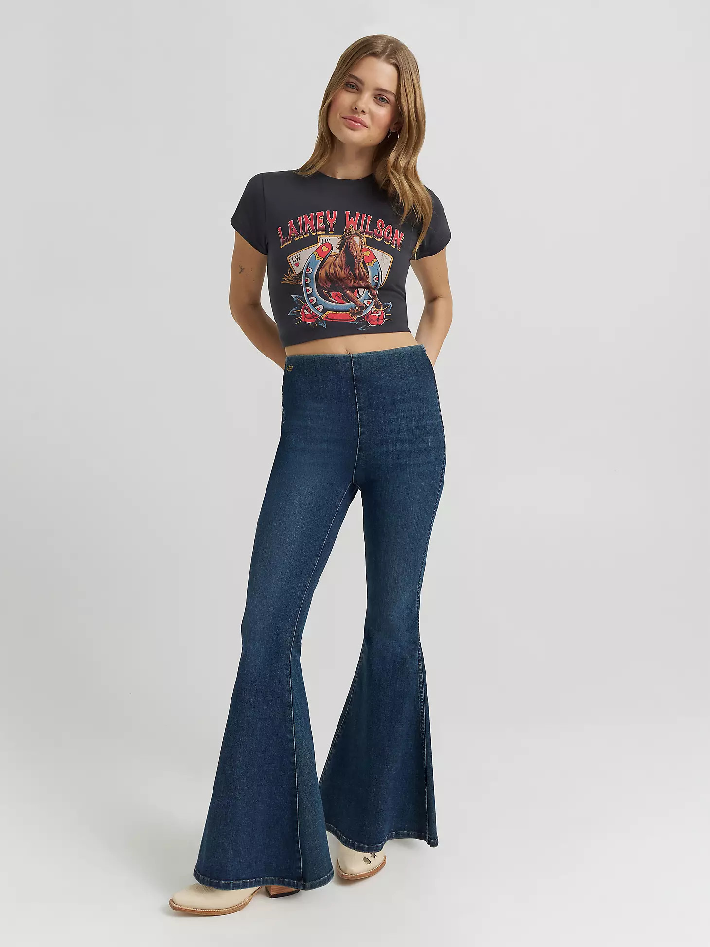 Wrangler x Lainey Wilson Pull On Bell Bottoms | Wrangler