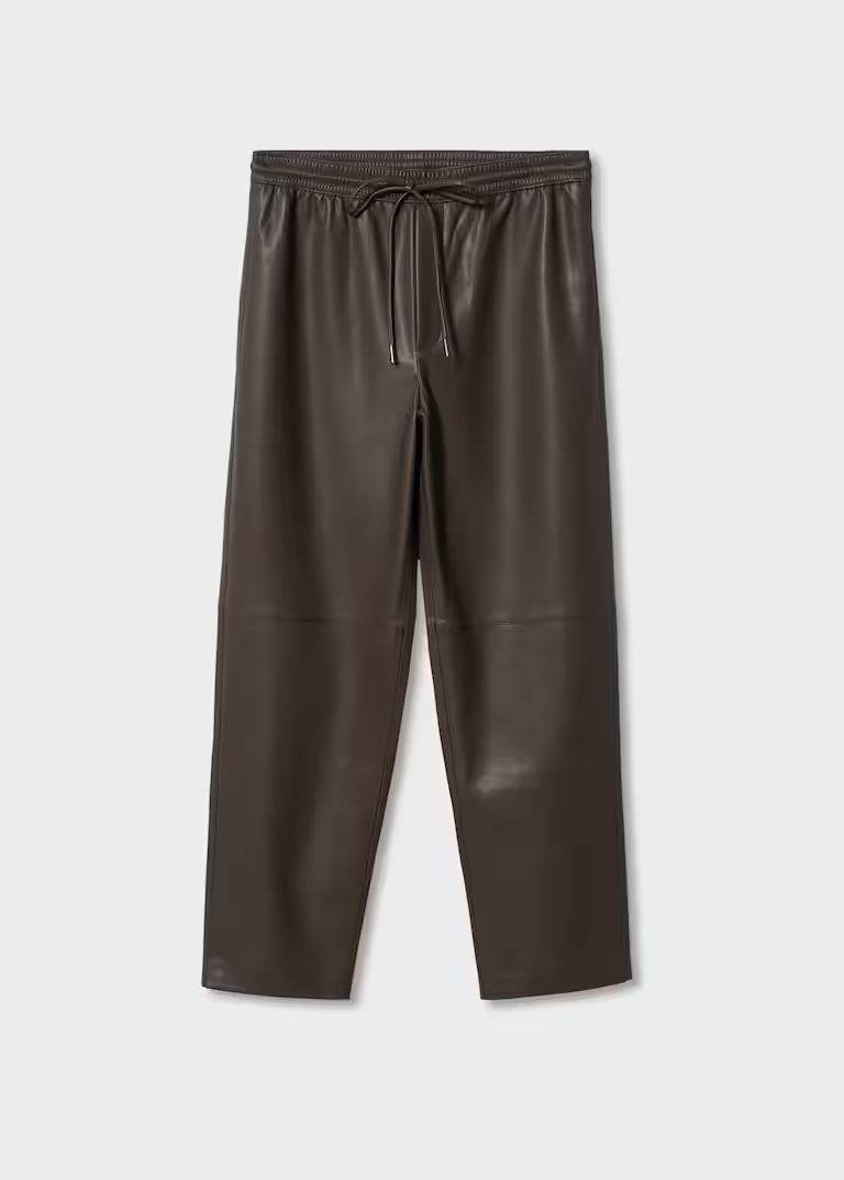 Search: faux leather trousers (24) | Mango United Kingdom | MANGO (UK)