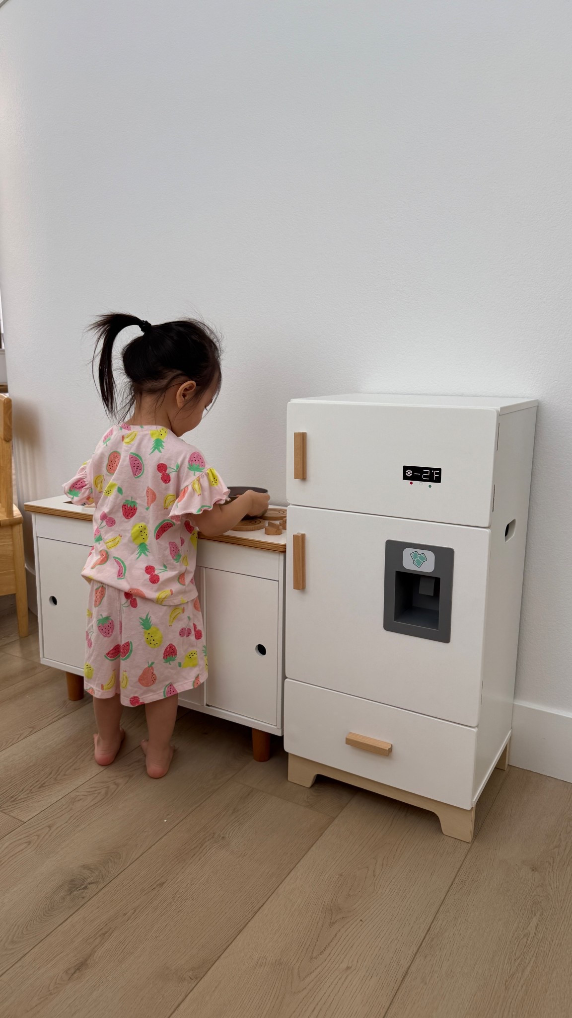 play kitchen and fridge! my little chef #toddlertoys #playkitchen #pretendplay 

#LTKKids #LTKBaby #LTKHome