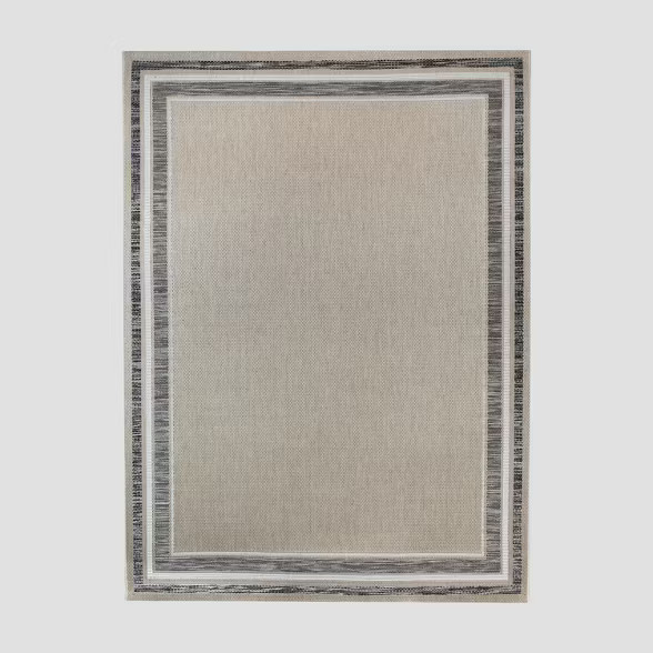 Tonal Border Outdoor Rug - Threshold™ | Target