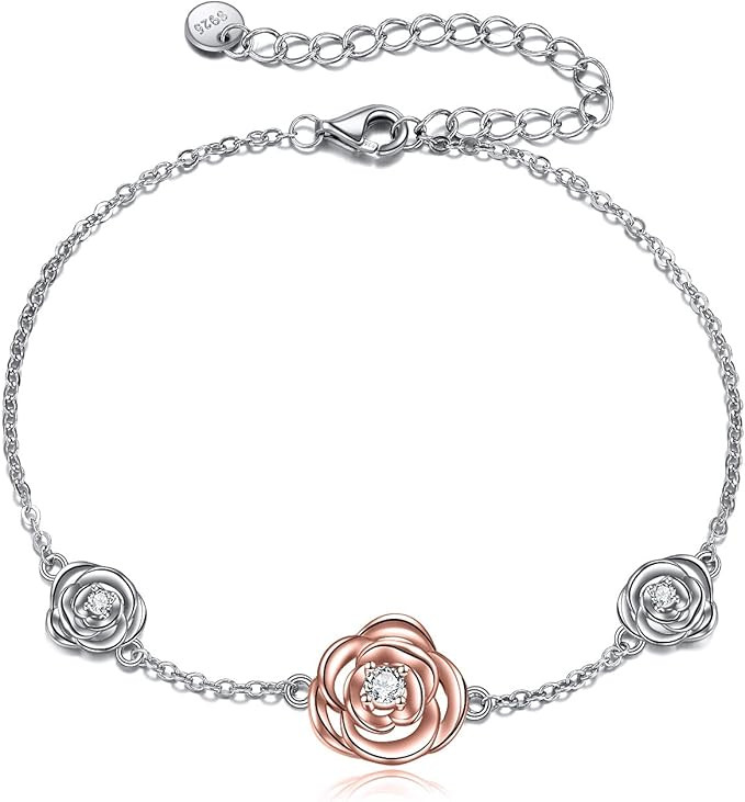 CRMAD Moonstone/Cat/Ladybug/Airplane/Evil Eye/Butterfly/Rose/Hecate/Planet Bracelet for Women Ste... | Amazon (US)